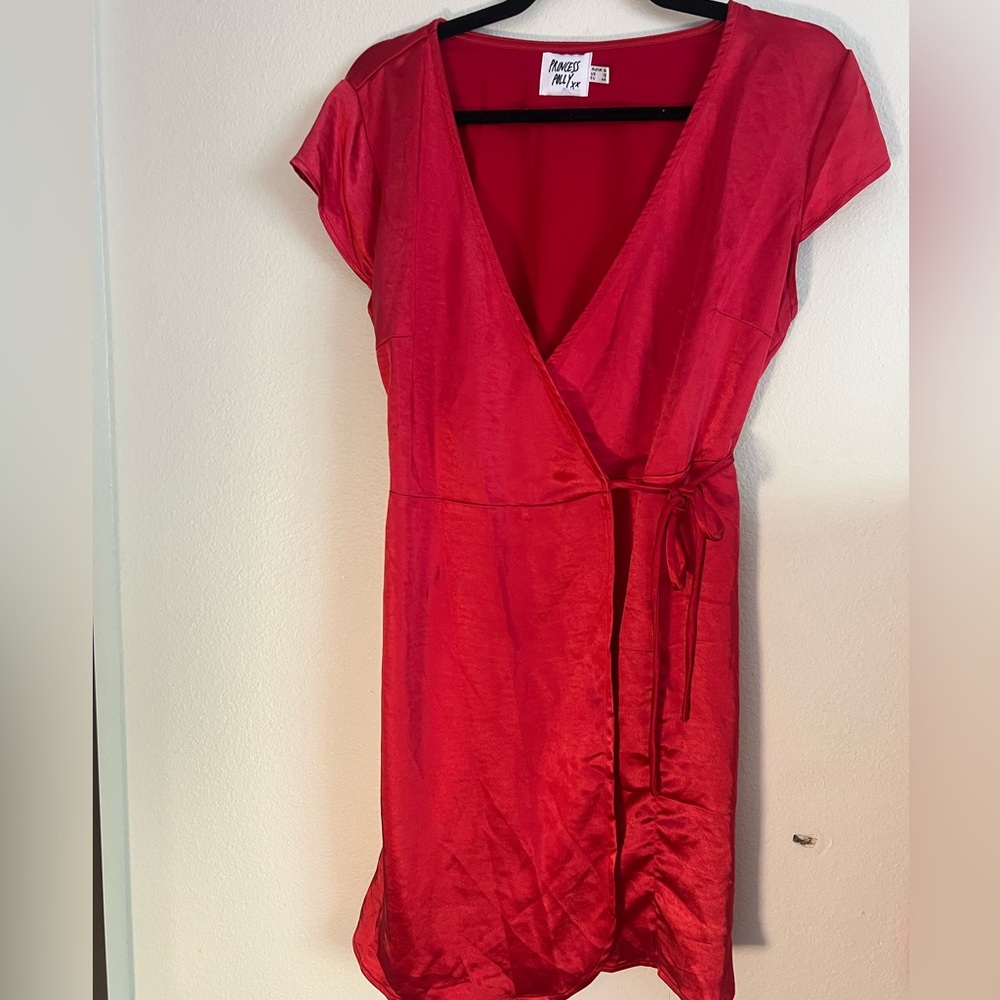 Princess Polly Red Wrap Dress